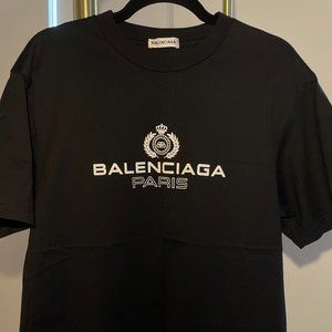 Balenciaga Mens Logo T Shirt Size M